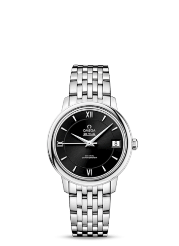 Omega De Ville Prestige Co-Axial 32.7 Stainless Steel / Black / Bracelet
